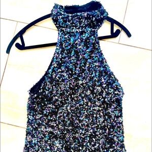 Free People Intimate’s Halter Sequin top. Never worn. Brand New.